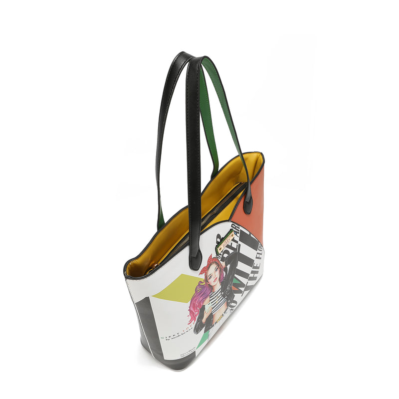 "COLLEGE GIRL" SHOPPER BAG