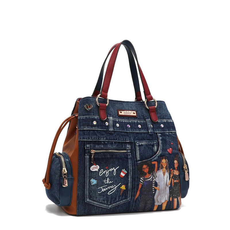  <tc>Denim</tc>BUCKET BAG