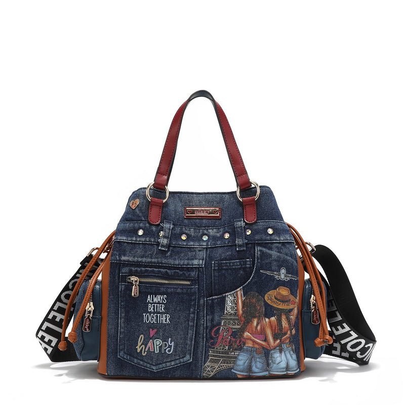  <tc>Denim</tc>BUCKET BAG