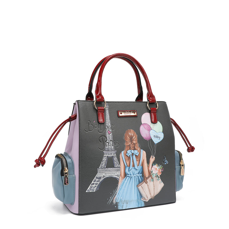 BOLSO DE MANO "BONJOUR PARIS"