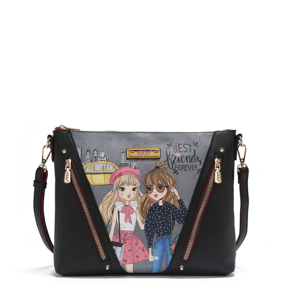 "FRIENDS LOOK ALIKE" CROSSBODY BAG