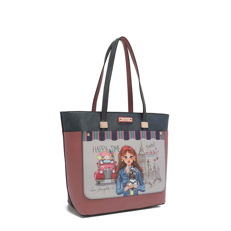 BOLSO SHOPPER "GOOD TIME HAPPY TIME"