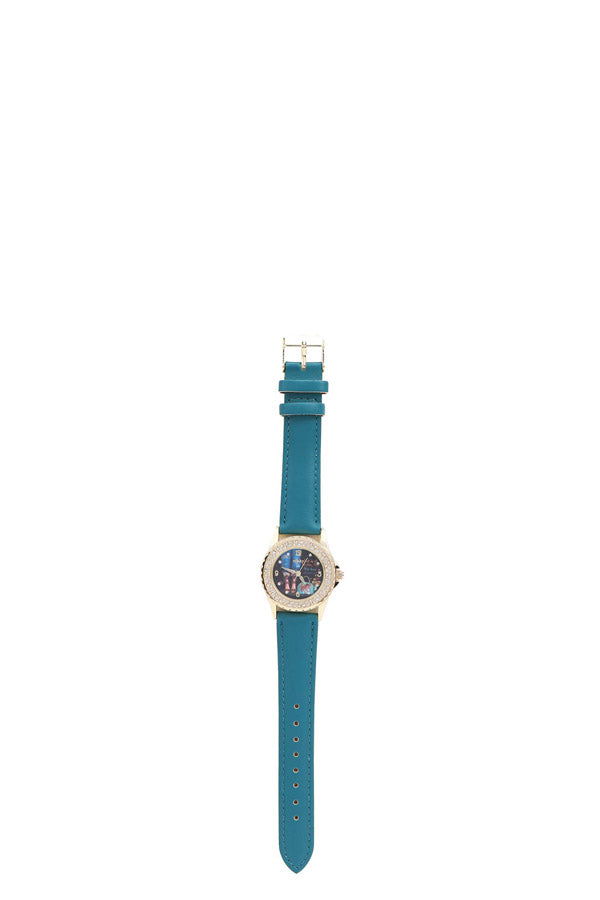 RELOJ MEDIANO DOBLE DIAMANTE "SIDNEY"