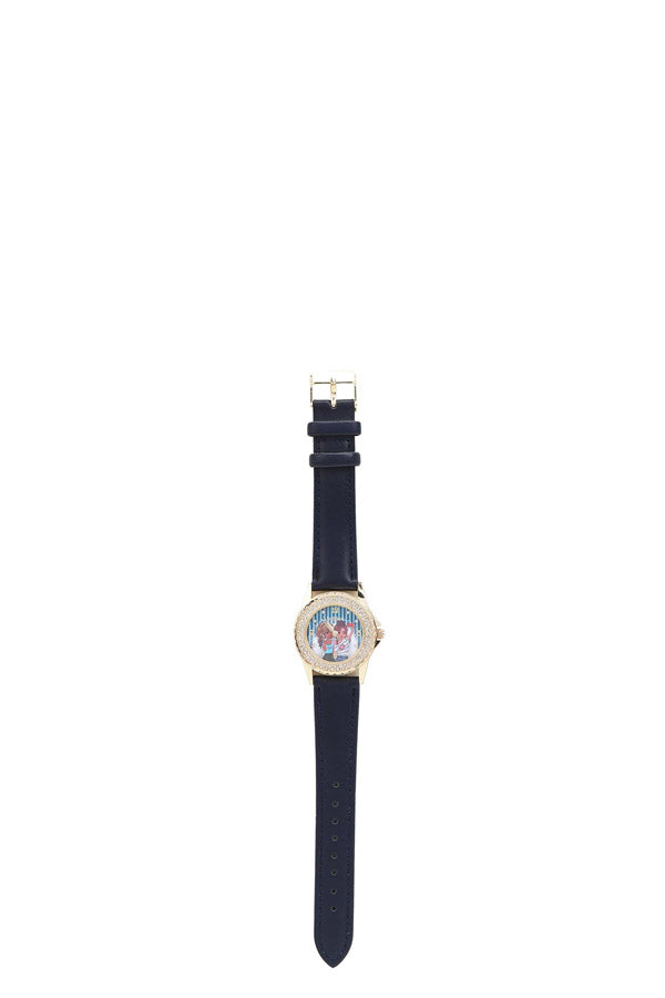 RELOJ MEDIANO DOBLE DIAMANTE "SIDNEY"