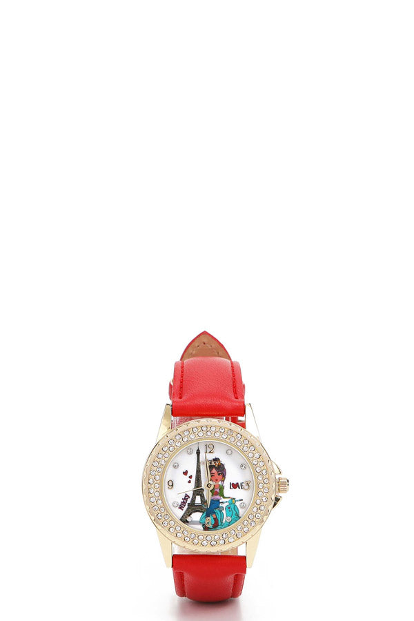 RELOJ MEDIANO DOBLE DIAMANTE "SIDNEY"