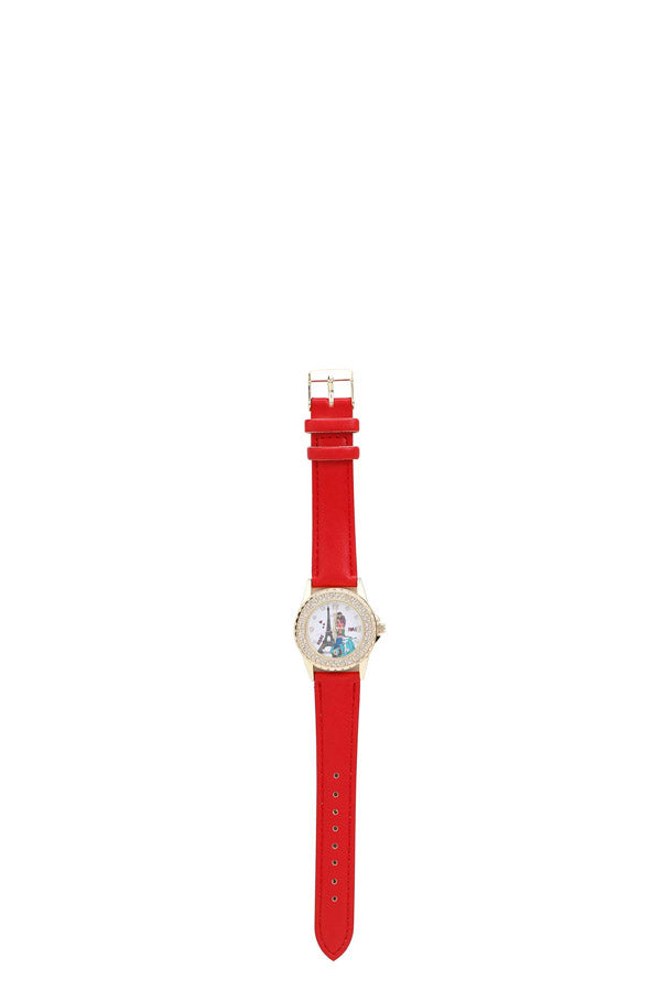 RELOJ MEDIANO DOBLE DIAMANTE "SIDNEY"