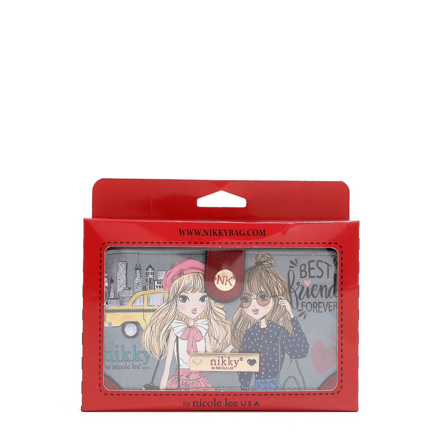 LARGE WALLET WITH DOUBLE CLOSURE PURSE <tc>NIKKY</tc>