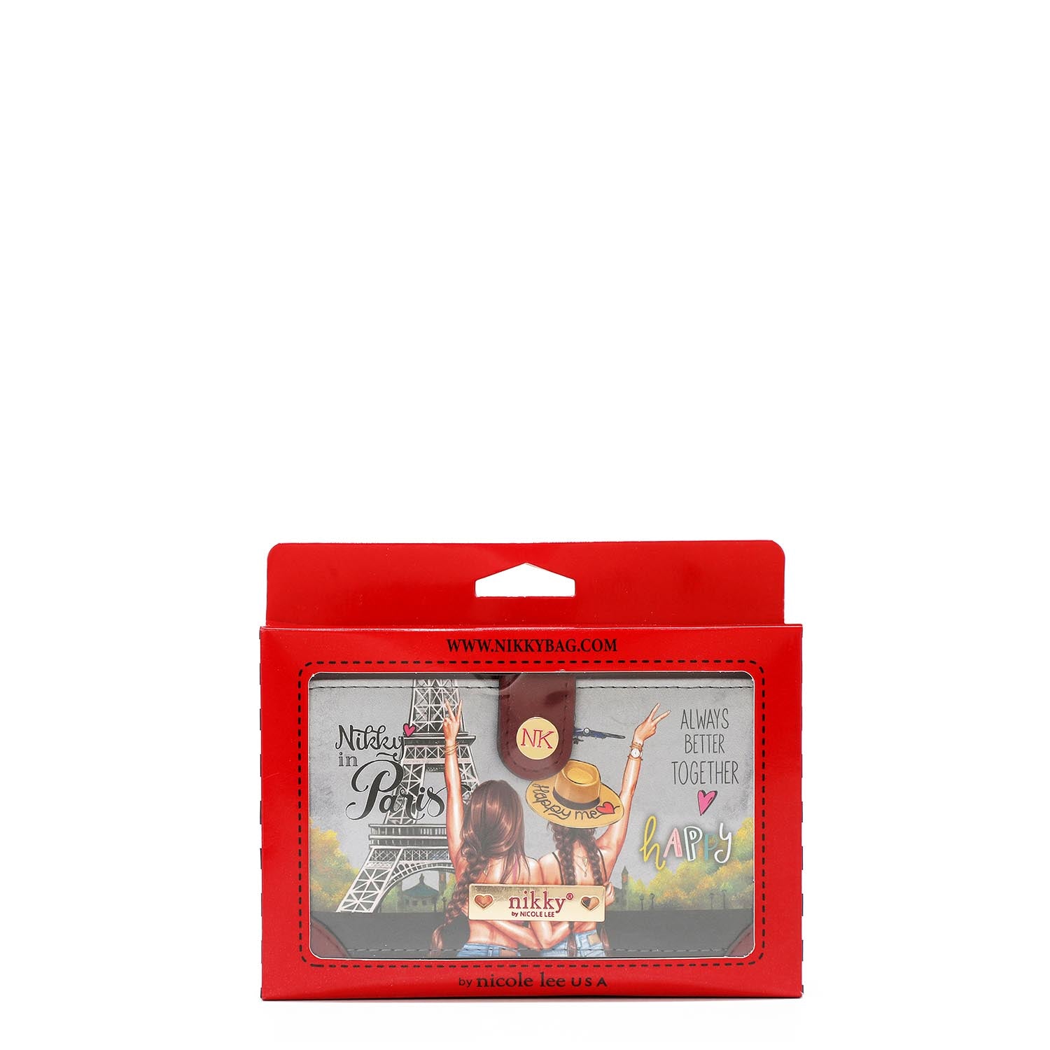 LARGE WALLET WITH DOUBLE CLOSURE PURSE <tc>NIKKY</tc>