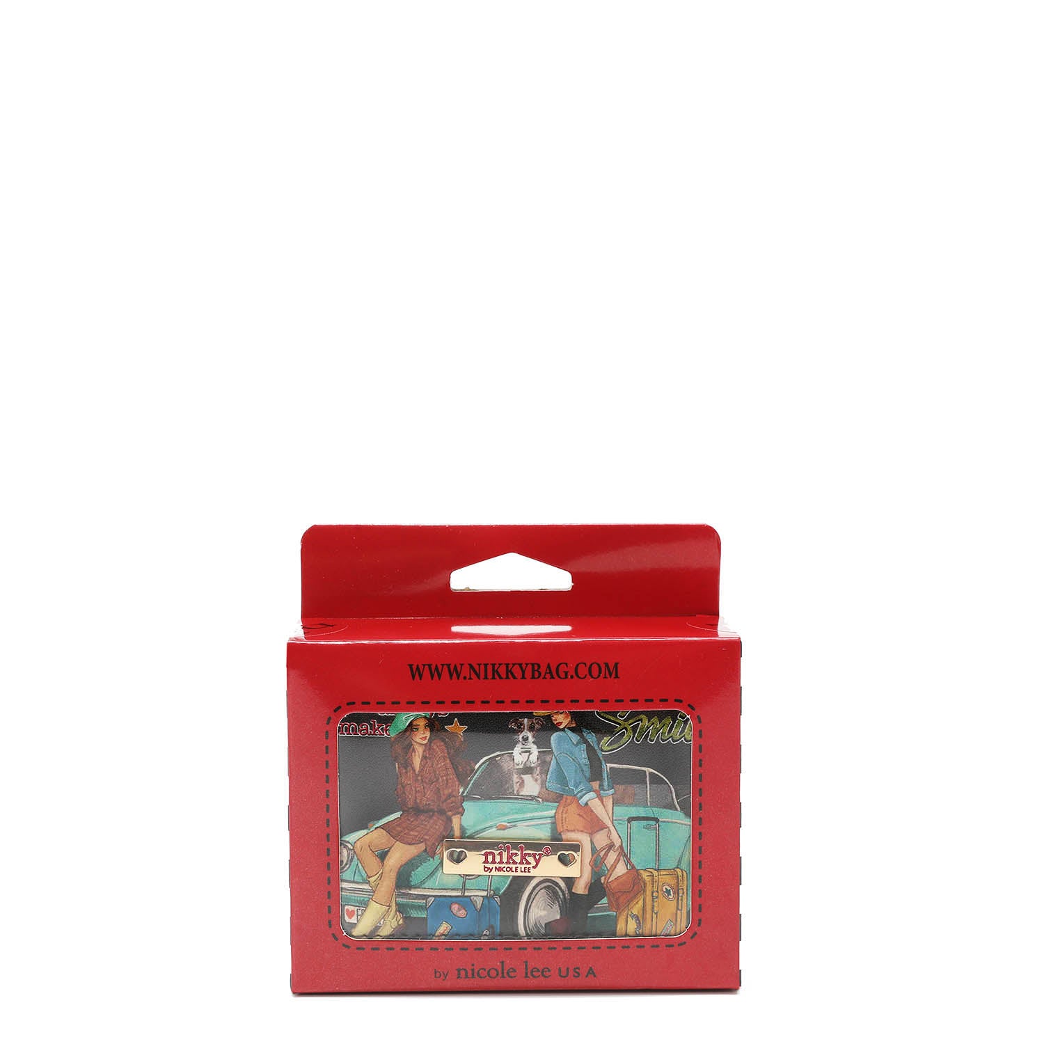 Portfolio with triple division + zipper purse