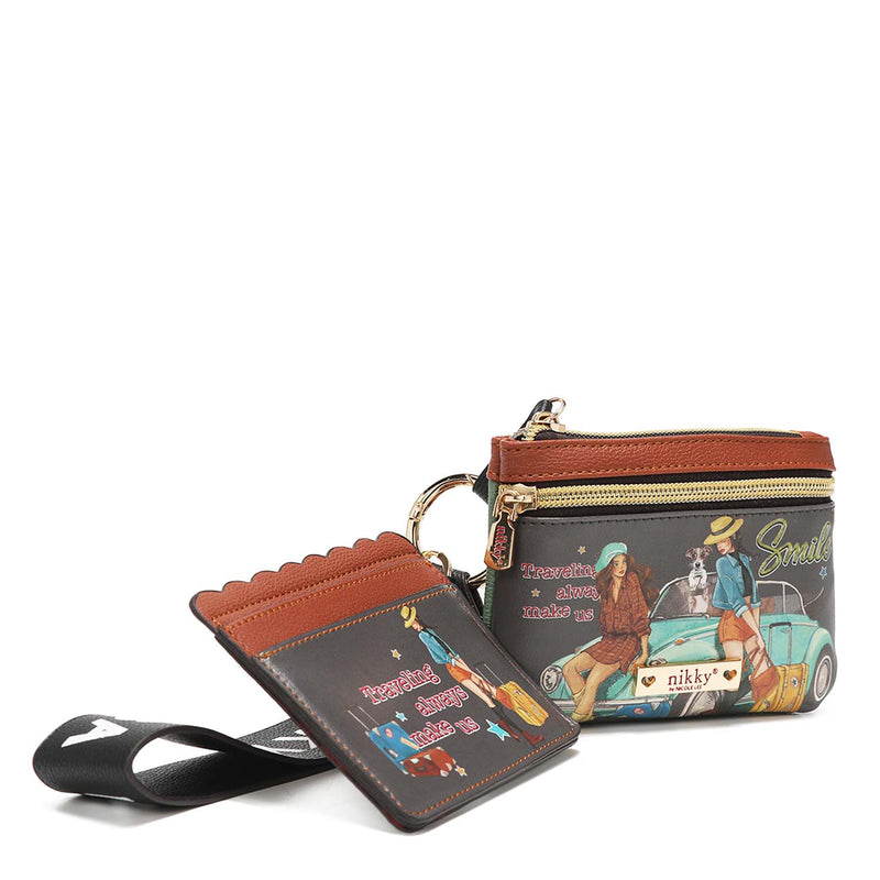 2 PIECE SET (CARD HOLDER AND NEEDLE BAG)