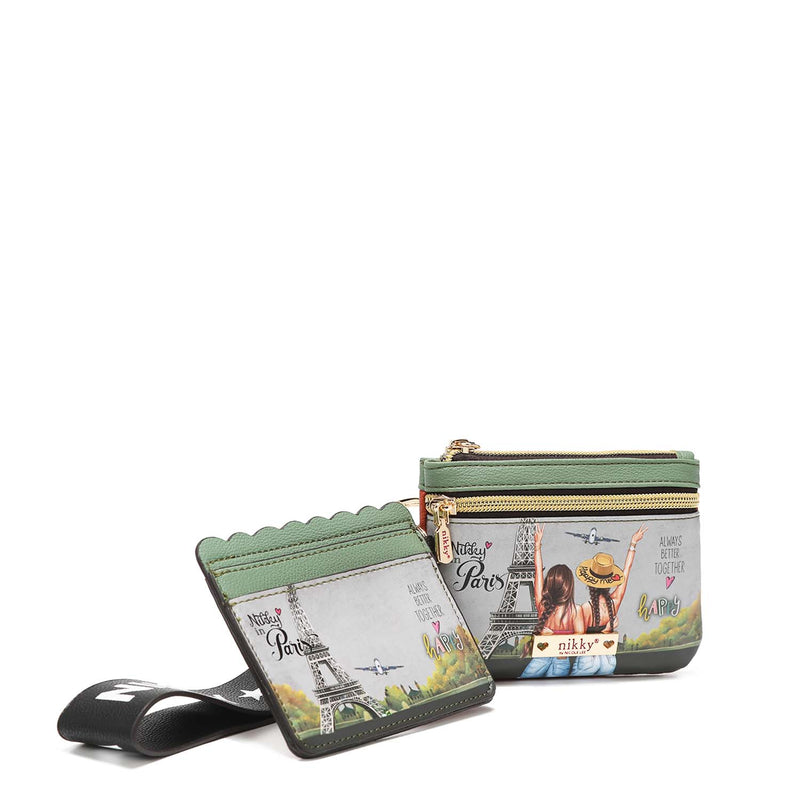 2 PIECE SET (CARD HOLDER AND NEEDLE BAG)