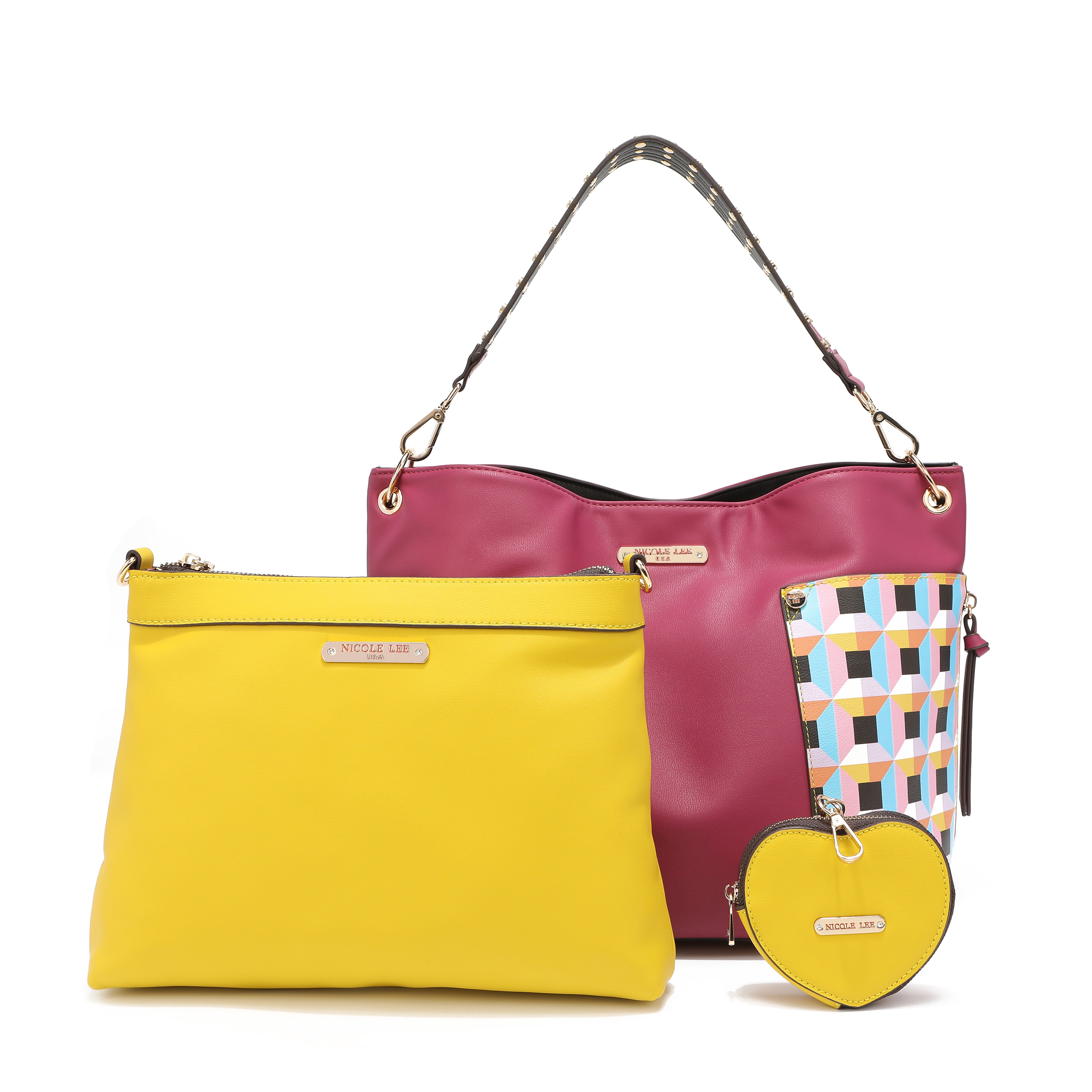 Quihn shoulder bag with additional purse and internal bag