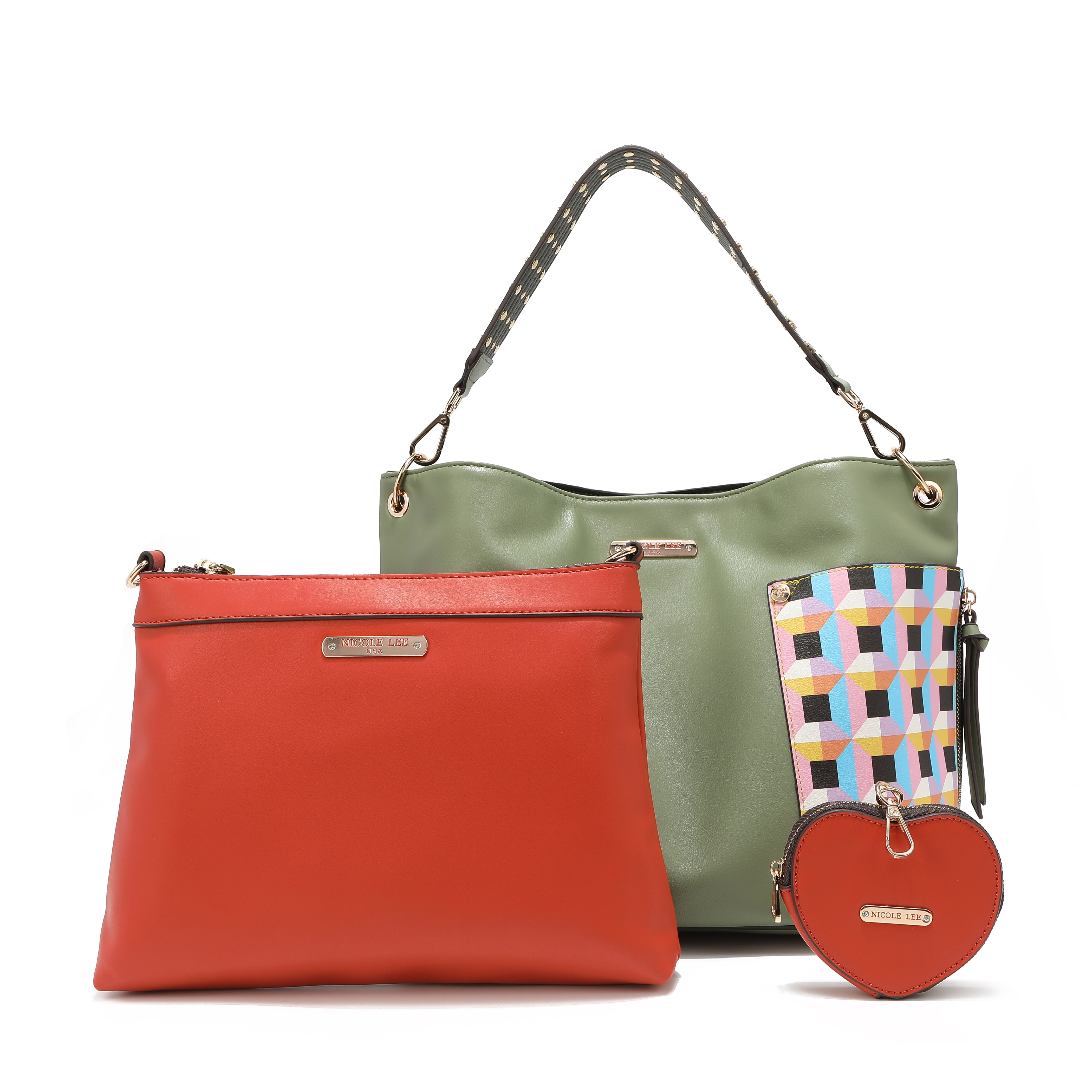 Quihn shoulder bag with additional purse and internal bag