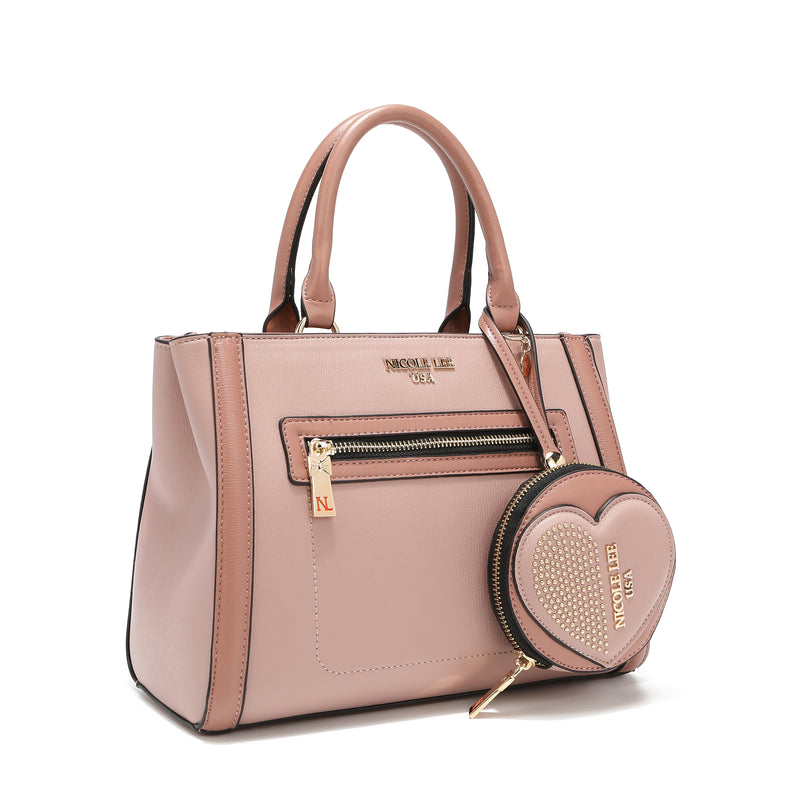 BOLSO SATCHEL CON MONEDERO ❤