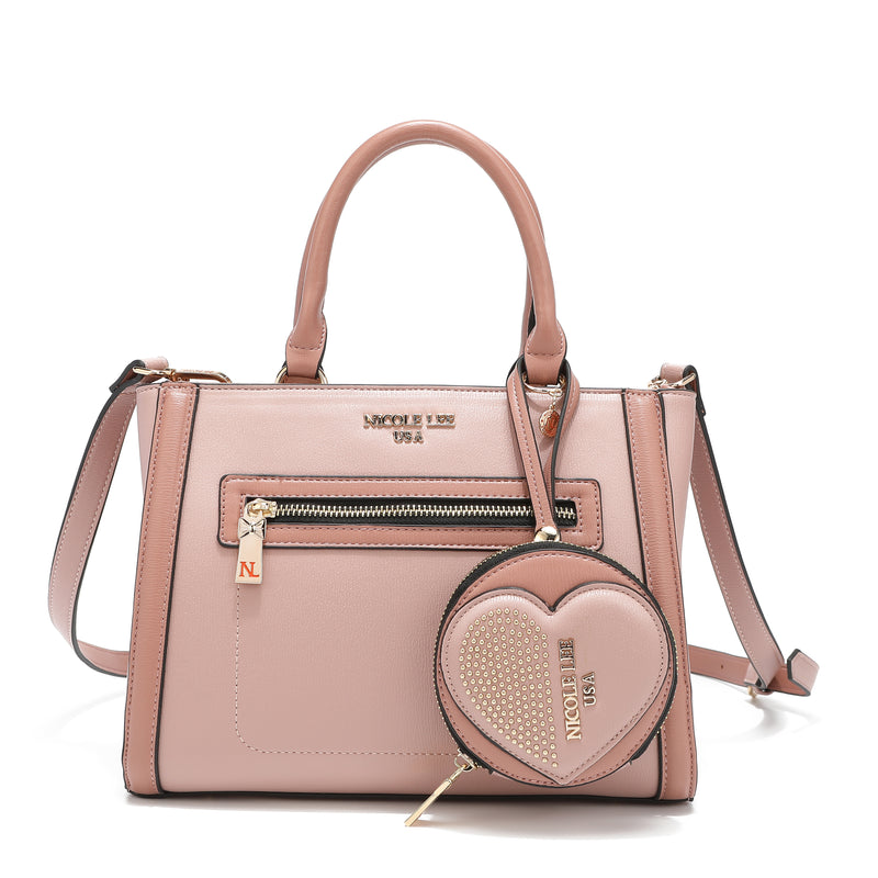 BOLSO SATCHEL CON MONEDERO ❤