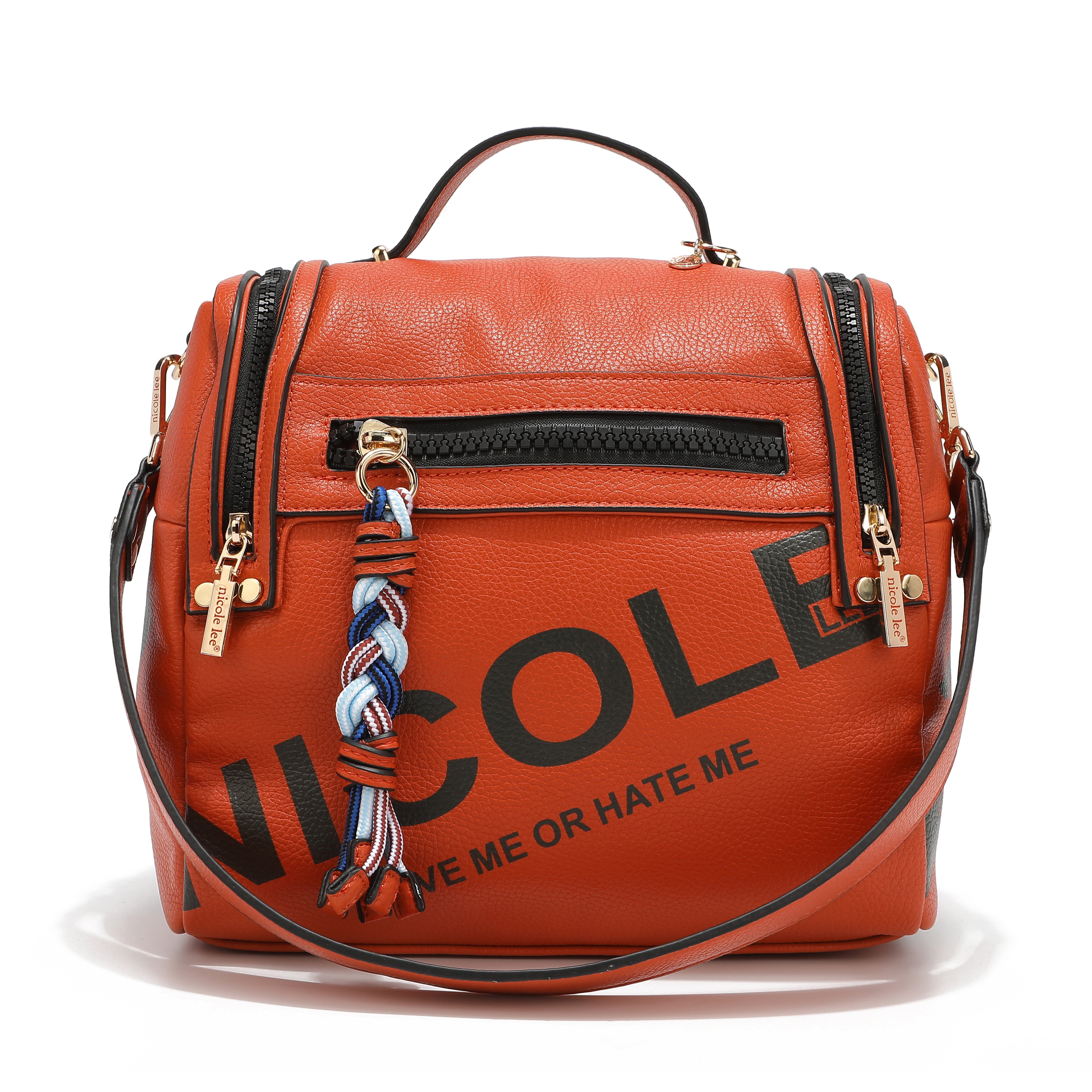 Backpack side zippers "Nicole Lee"