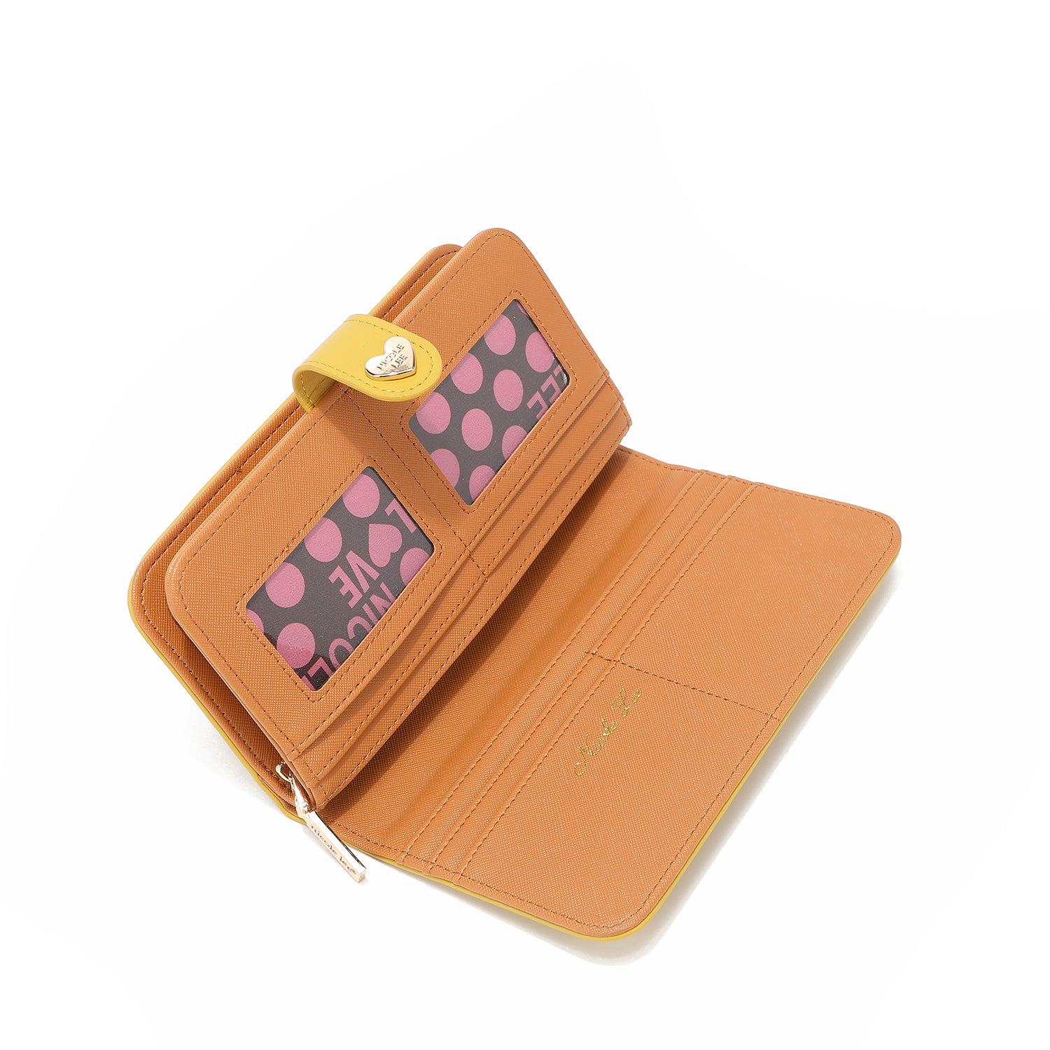 Fashion printed portfolio with zipper