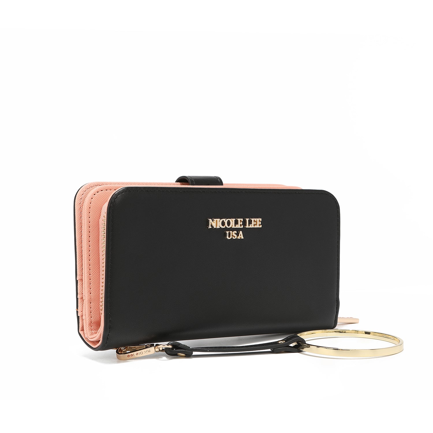 Fashion printed portfolio with zipper