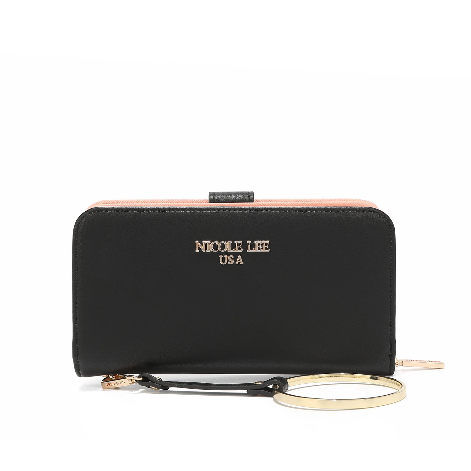 Fashion printed portfolio with zipper