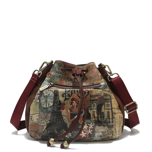 "PARIS FASHION WEEK" BUCKET BAG