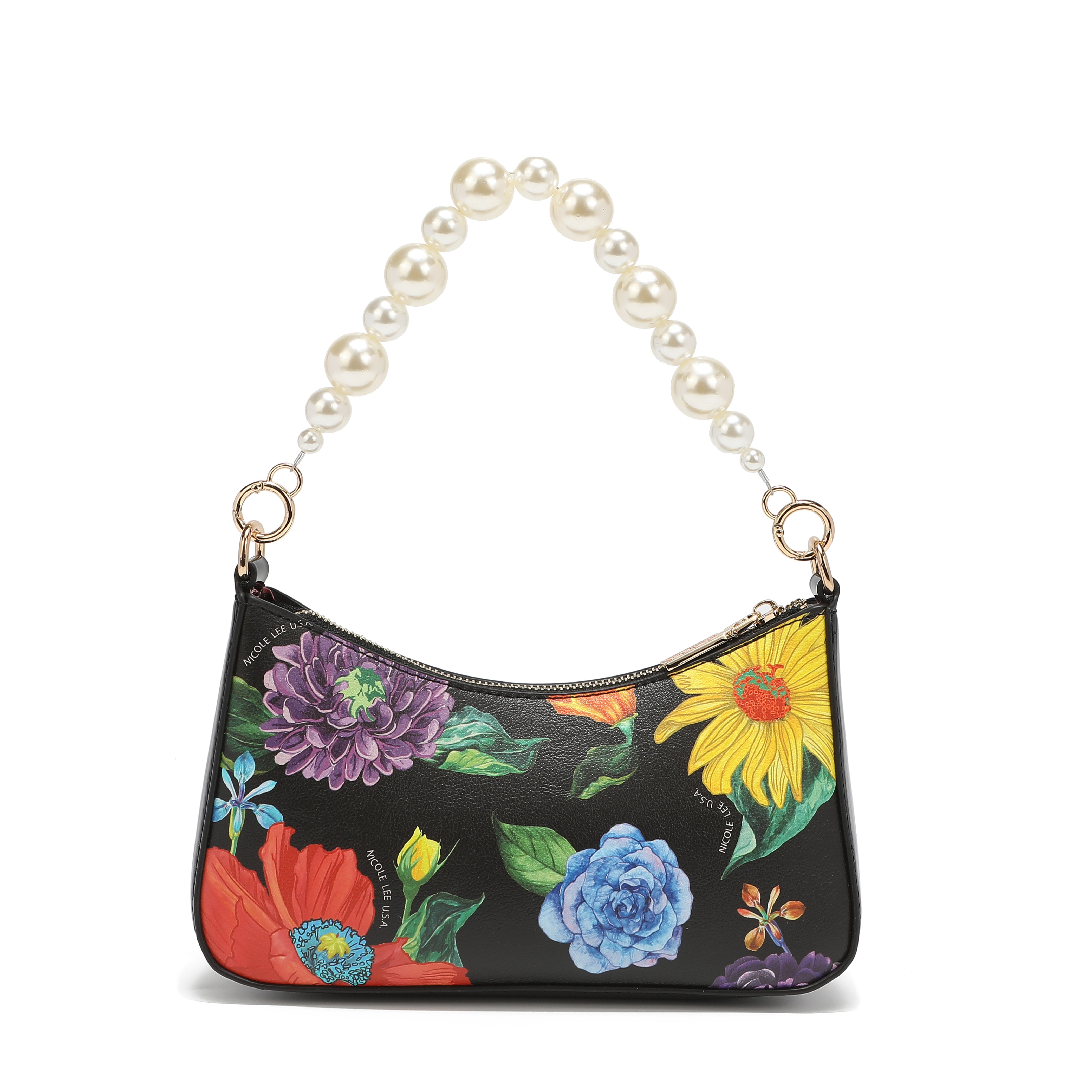 Shoulder bag with pearl handle