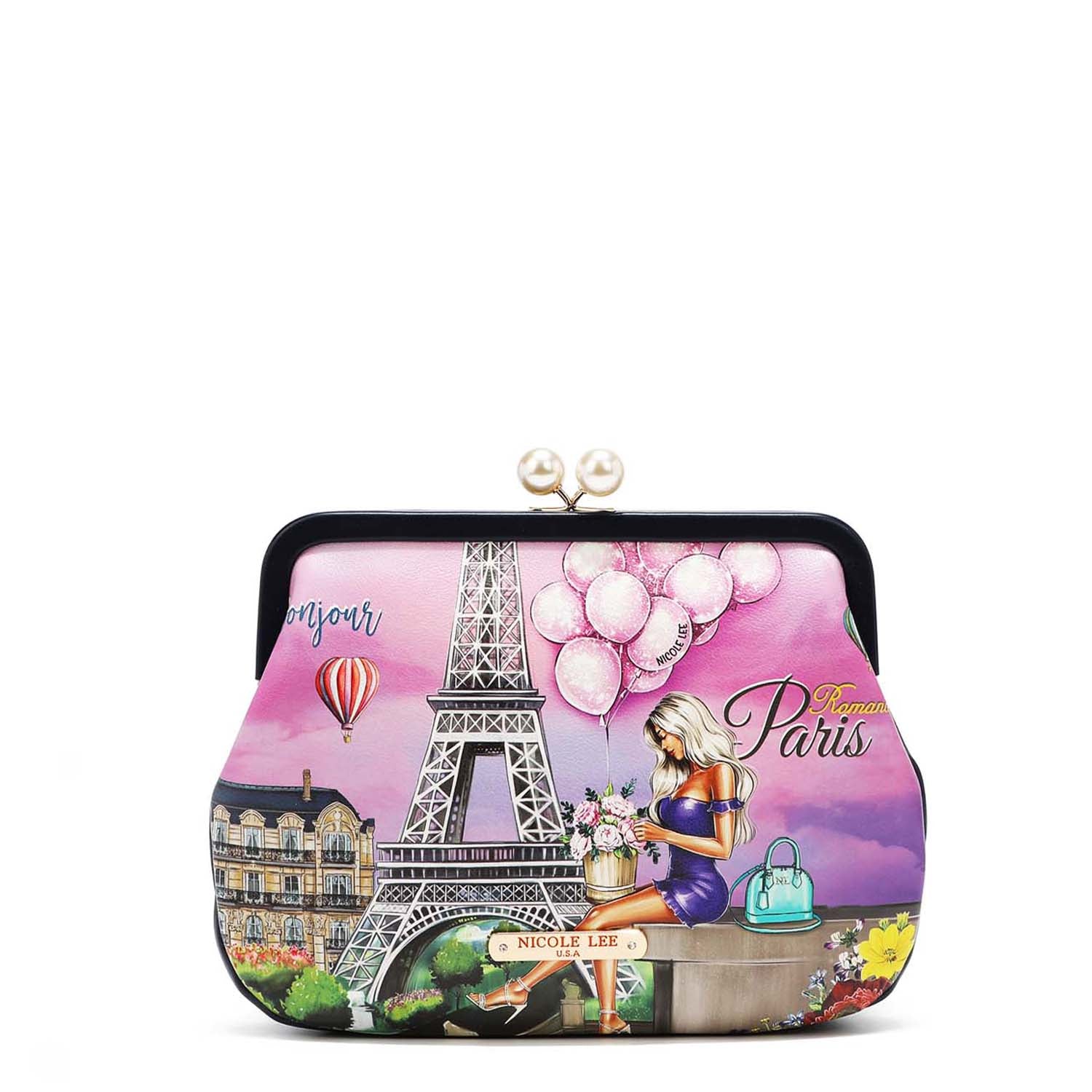 Bandolera with Kisslock brooch