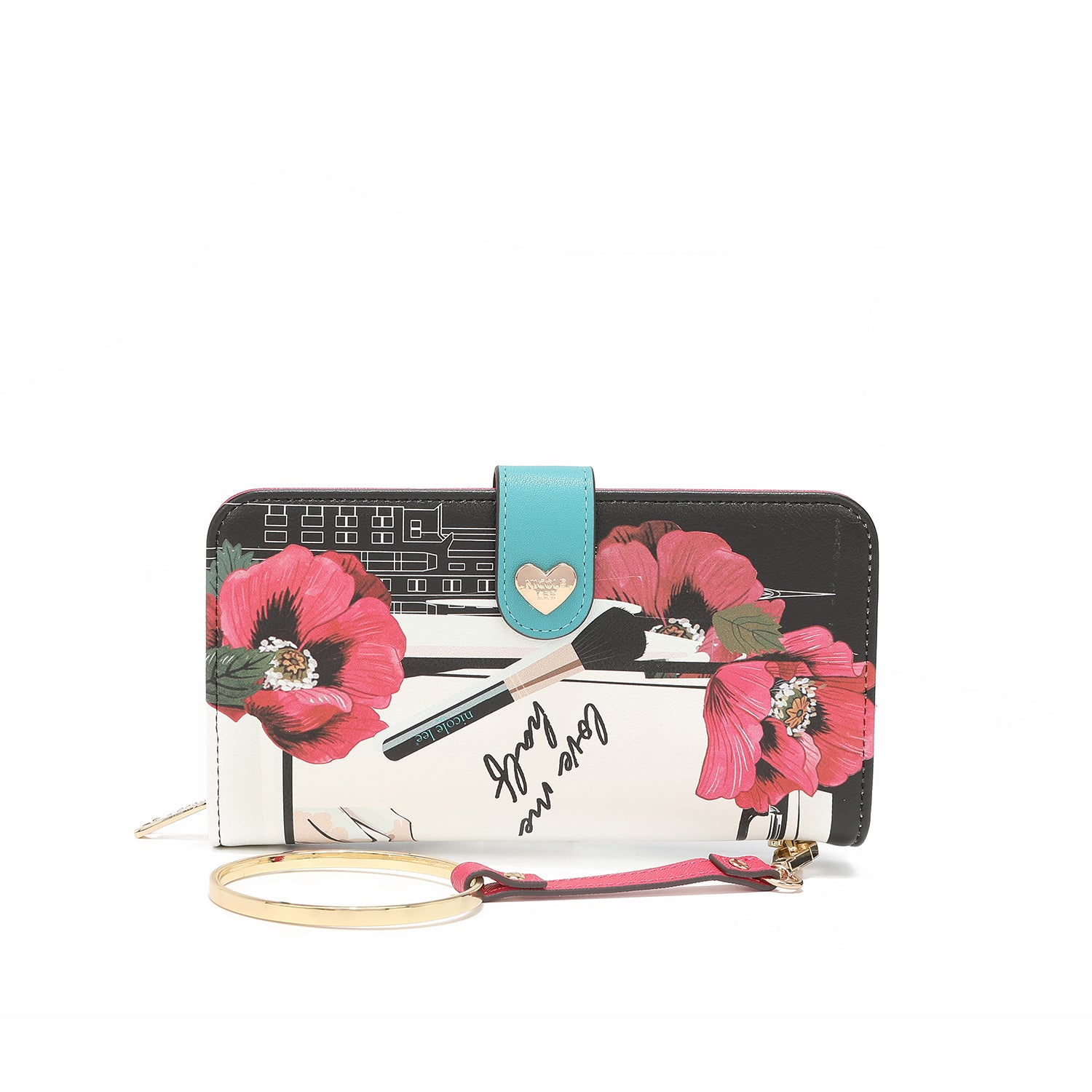 Fashion printed portfolio with zipper