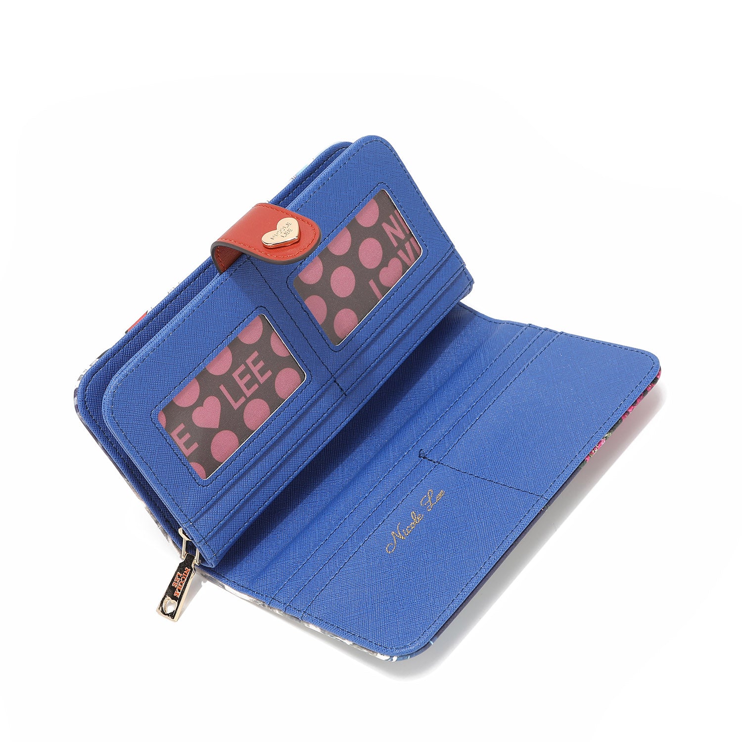 Fashion printed portfolio with zipper