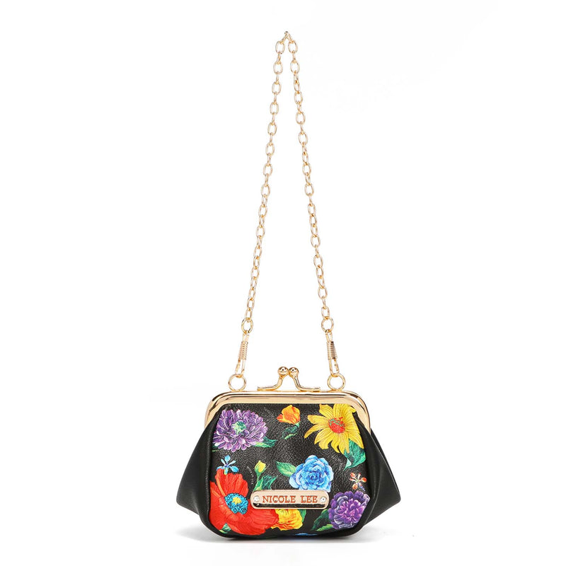 PURSE WITH KISS LOCK CLASP