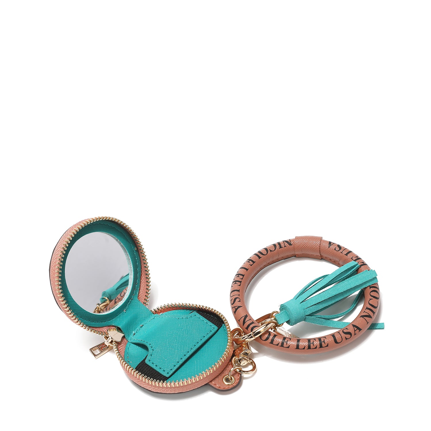 Bracelet with keychain and headache holder