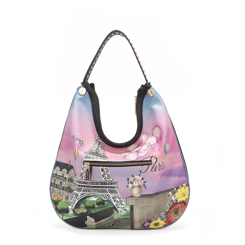 BOLSO DE HOBO "ROMANCE IN PARIS"