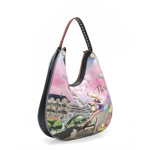 "ROMANCE IN PARIS" HOBO BAG