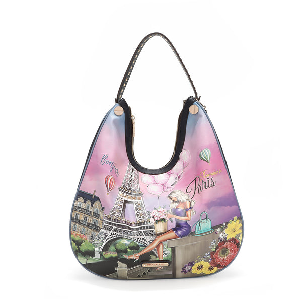 "ROMANCE IN PARIS" HOBO BAG