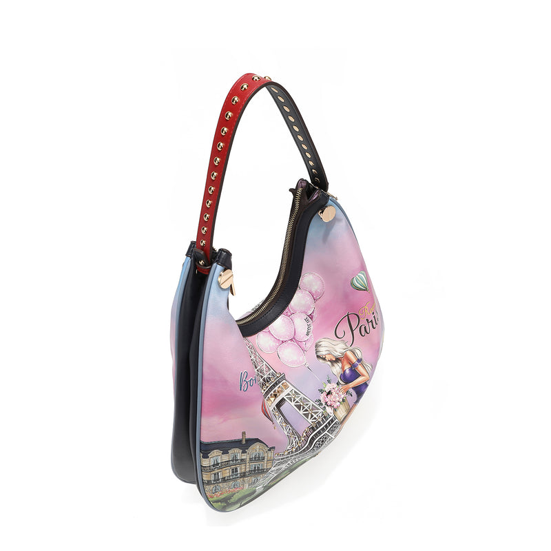 BOLSO DE HOBO "ROMANCE IN PARIS"