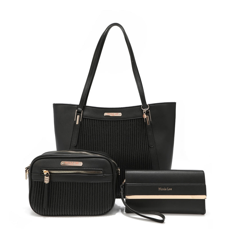 3 PIECE SET (SHOPPER BAG, SHOULDER BAG, CASE)