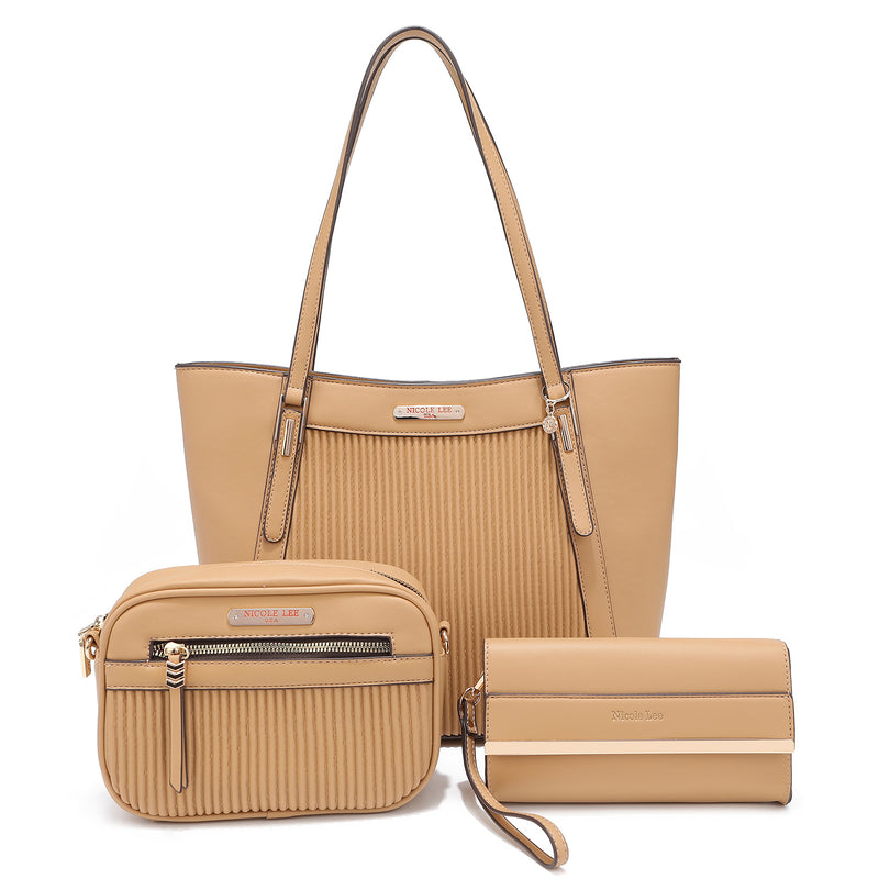 3 PIECE SET (SHOPPER BAG, SHOULDER BAG, CASE)