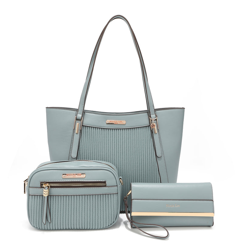 3 PIECE SET (SHOPPER BAG, SHOULDER BAG, CASE)