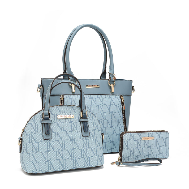 "SABINA" 3 PIECE SET (Shopper, Shoulder Bag, Wallet)