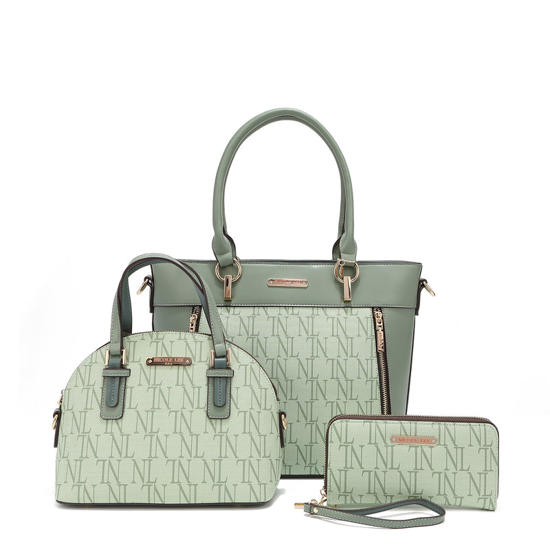 "SABINA" 3 PIECE SET (Shopper, Shoulder Bag, Wallet)