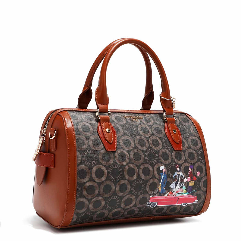 BOLSO BOSTON "SMALL WORLD"