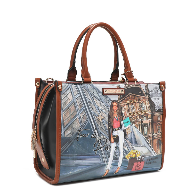 BOLSO SATCHEL "TOUR DE PARIS"