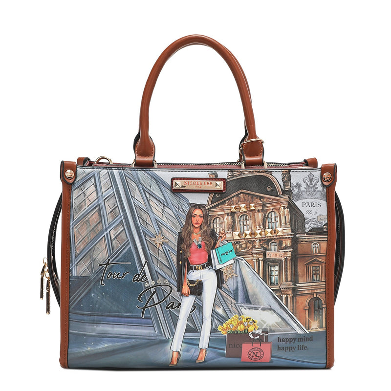 BOLSO SATCHEL "TOUR DE PARIS"