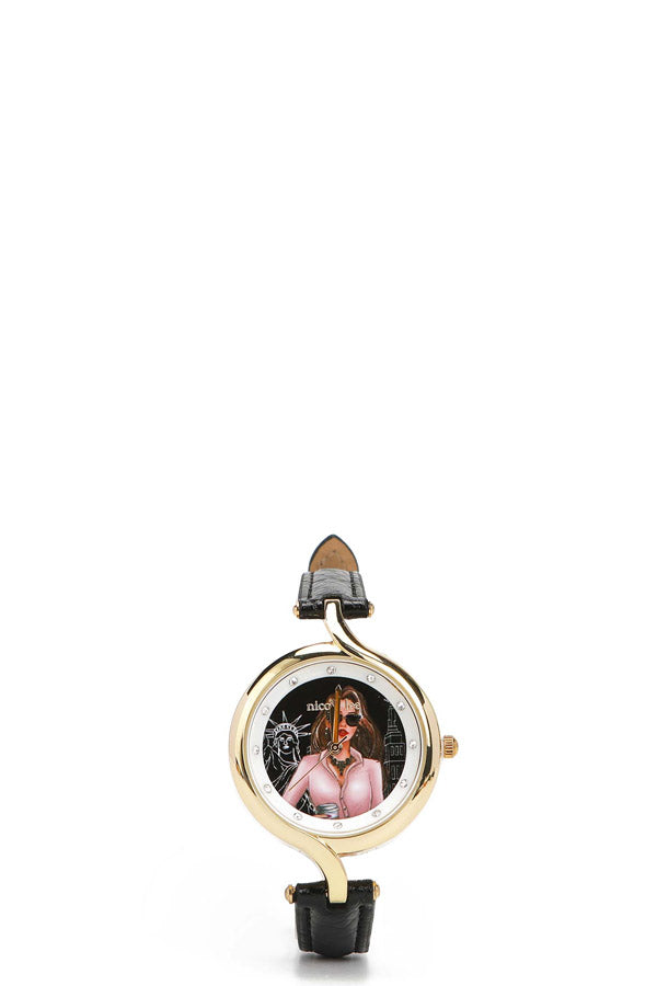 Small classic clock of eternity