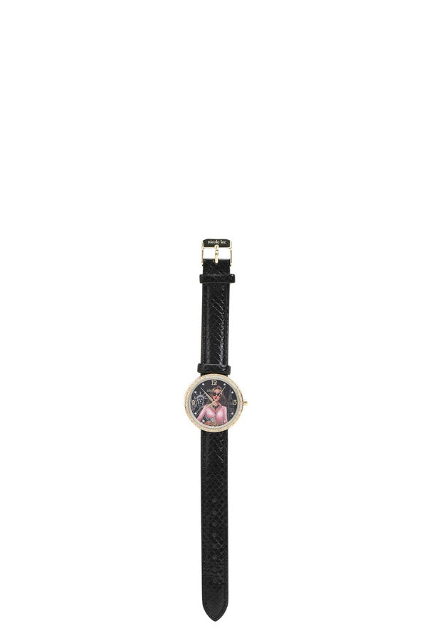 RELOJ CLÁSICO DE DIAMANTES