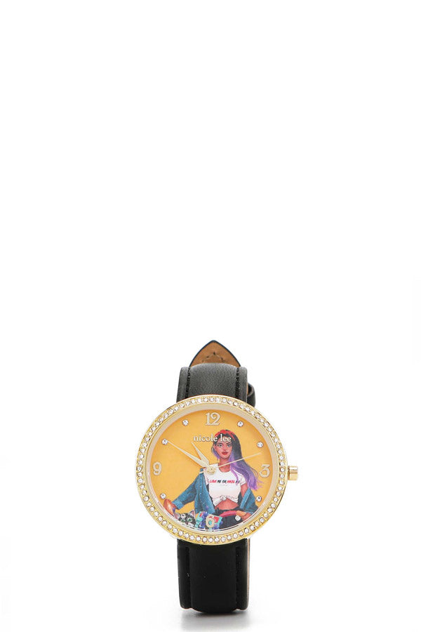 Classic diamond watch