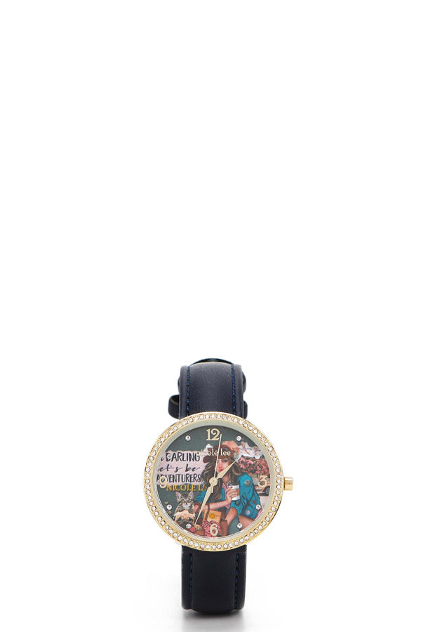 Classic diamond watch