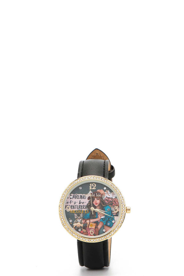 Classic diamond watch