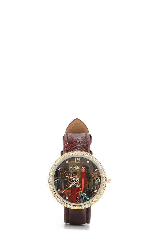 Classic diamond watch