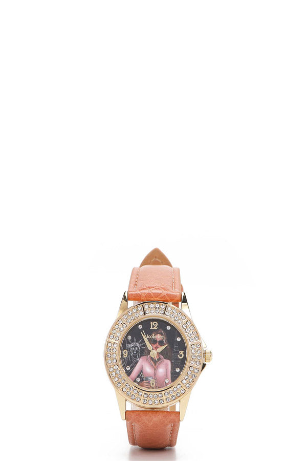 RELOJ CLÁSICO DIAMANTE DOBLE