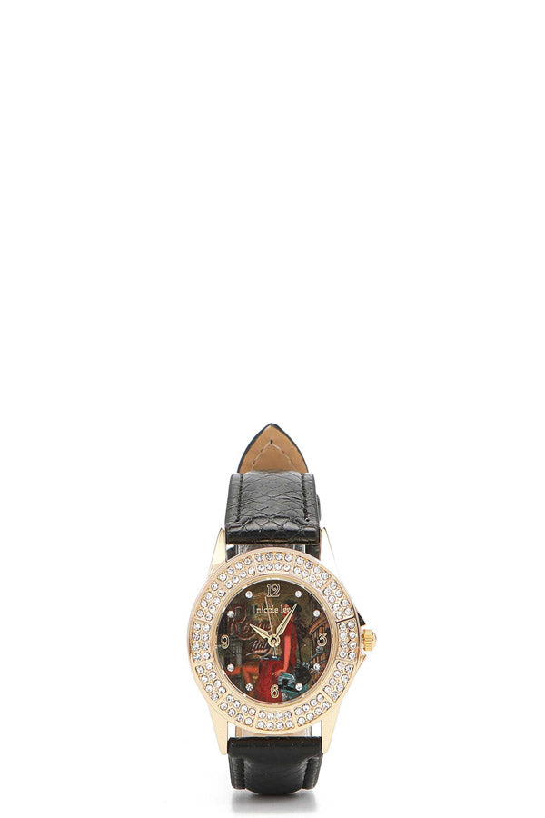 RELOJ CLÁSICO DIAMANTE DOBLE